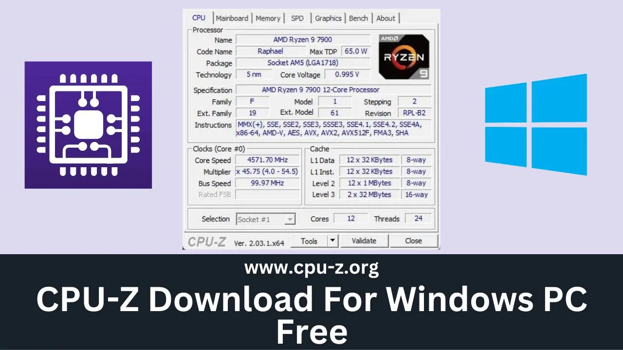cpuz-download-for-windows-pc-free